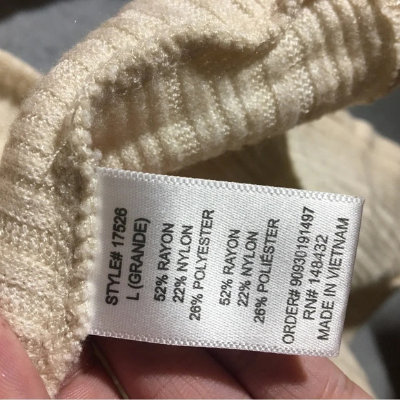 Womens Beceel Blouse Cream Boho Beachy Cottage Core Coastal Thin Wide Neck - Picture 3 of 6